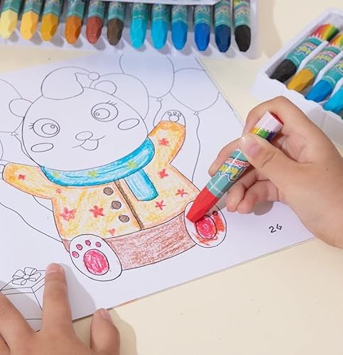 Oil Pastel 12 Colors Art Supplies, Soft Oil Pastels For Great Drawing, Blending And Layering, Oil Crayons Pastels For Kids, Beginners And Artists #TOP4