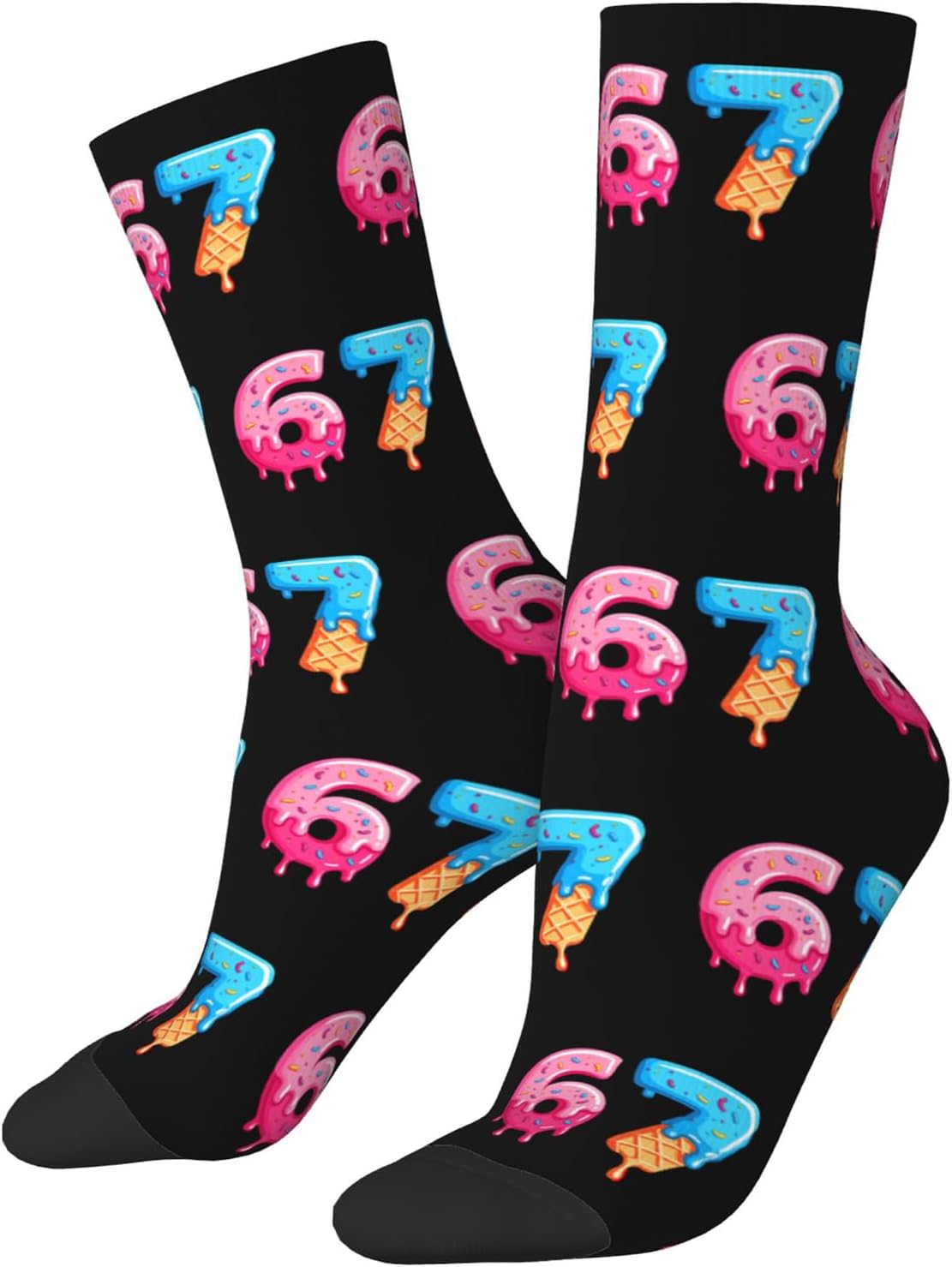 67 Socks Meme Funny 6 7 Socks Novelty Design for Girls Boys Women Men image 5