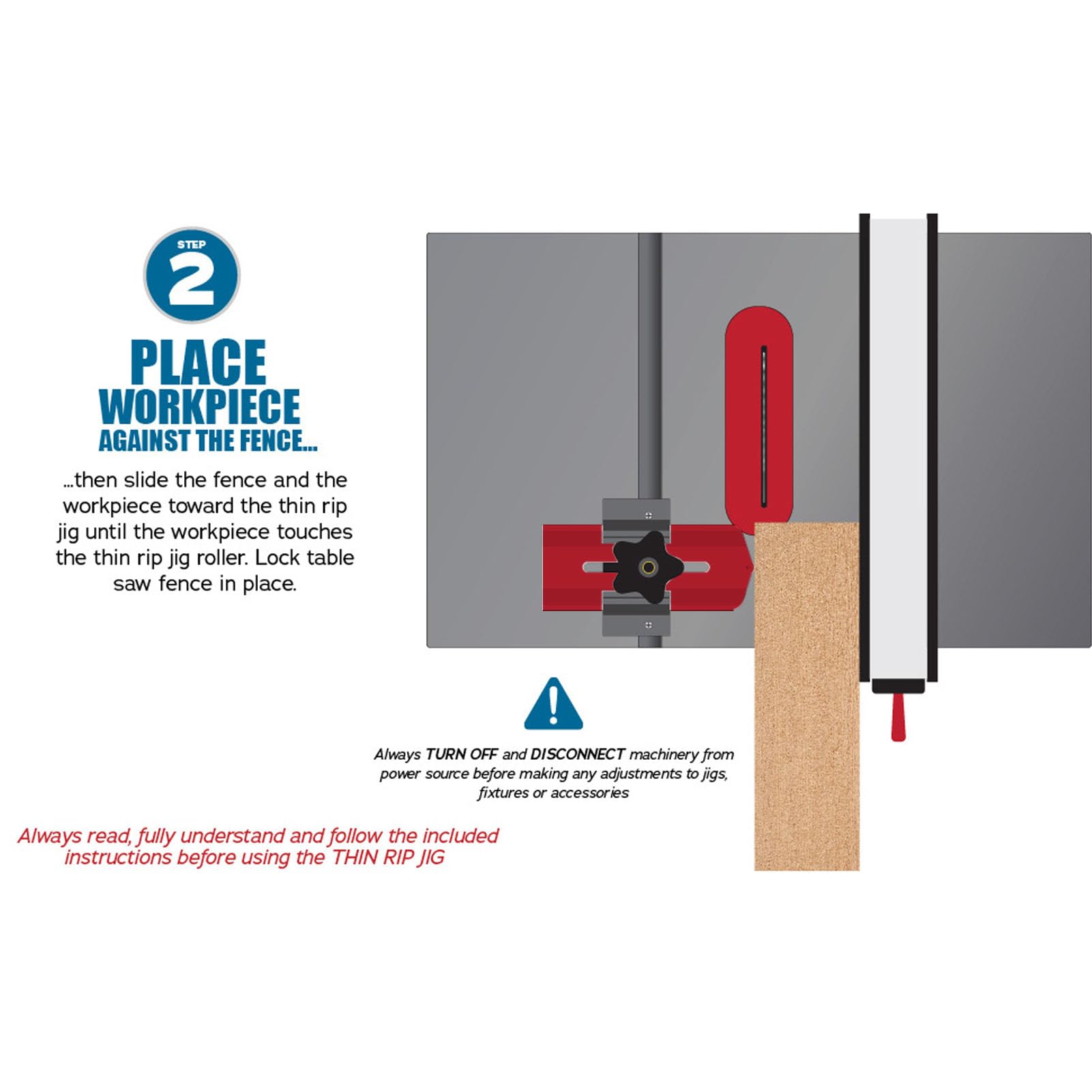 Guida professionale per seghe sottili per da tavolo Strumento preciso per strappi sottili Progetti di lavorazione del legno Carpentieri Accessorio leggero durevole in acci (Rossa)