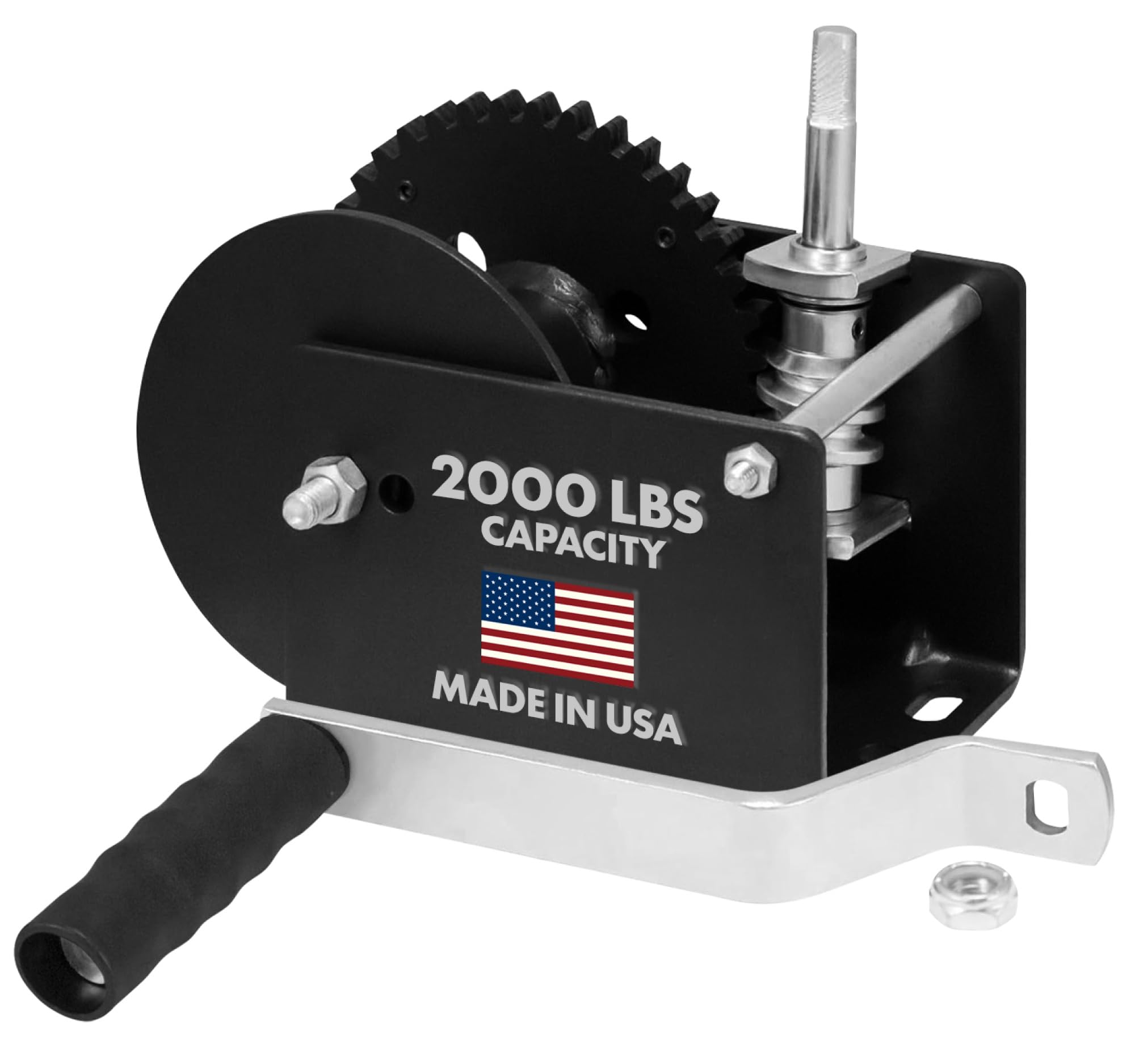Goldenrod Dutton-Lainson WG2000 Worm Gear Winch 2000 lb