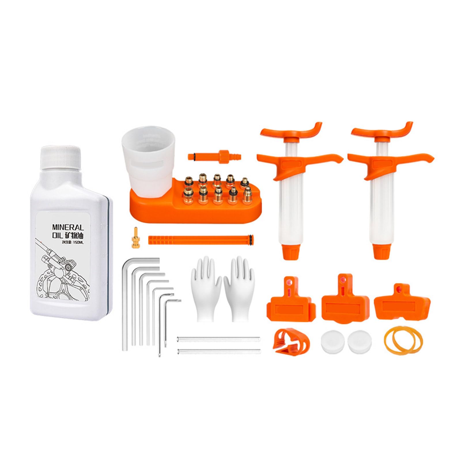 Entlüftungs Mineralöl Service Set für hydraulische Bremsen