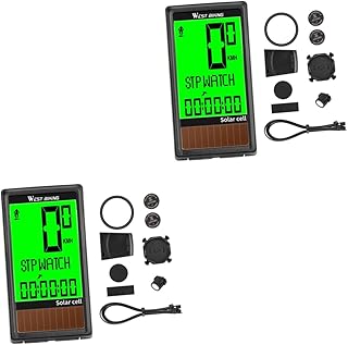 MAGICLULU Bicicletas 2 Pçs Odômetro Bicicleta Estatica Para Ejercicios Bicicleta De Exercício Computador Digital Bicicleta Retroiluminação Odômetro Computador