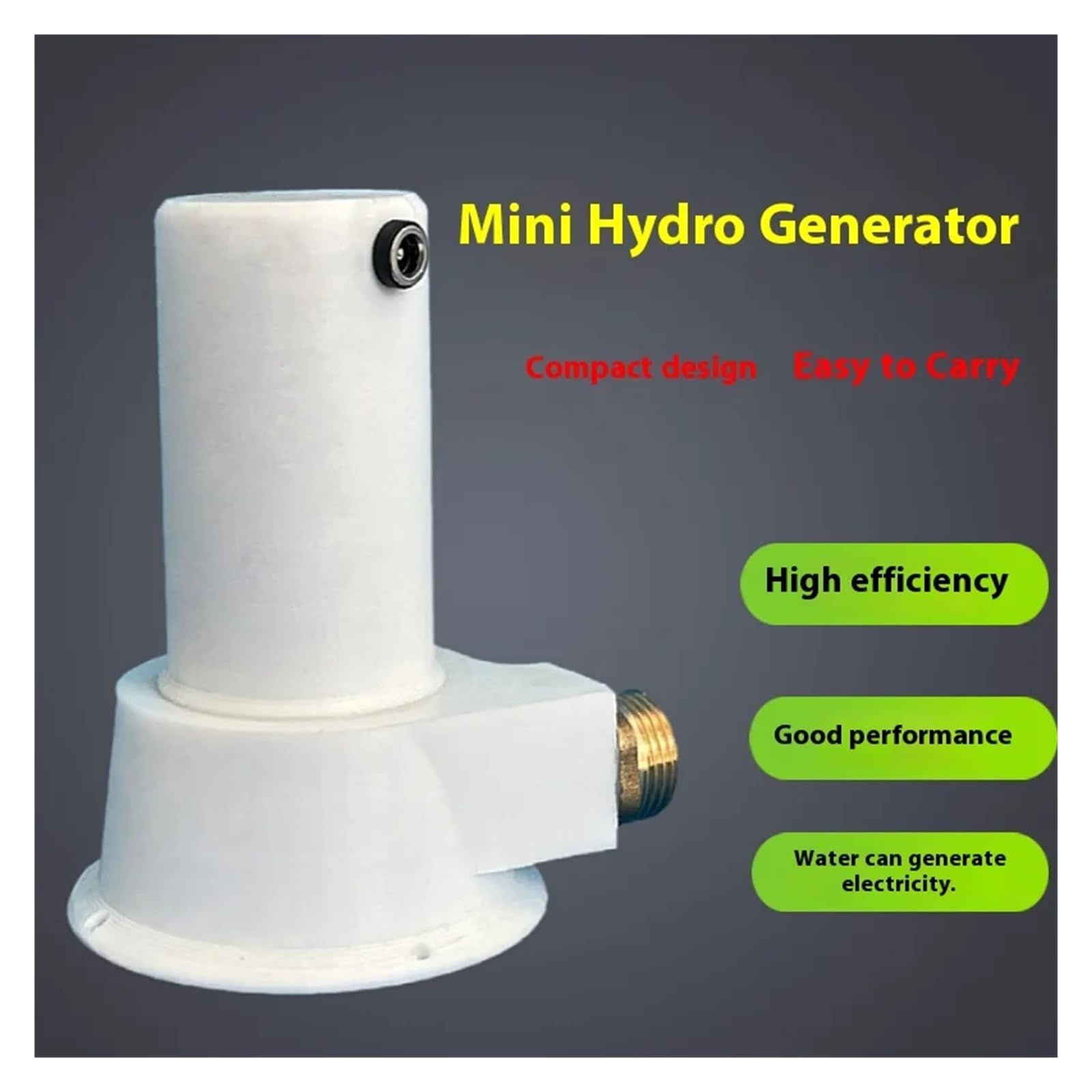 Home Small Portable Micro Field Impulse Permanent Magnet Brushless Generator Micro Turbine Hydroelectric Generator Brushless,Hochleistung