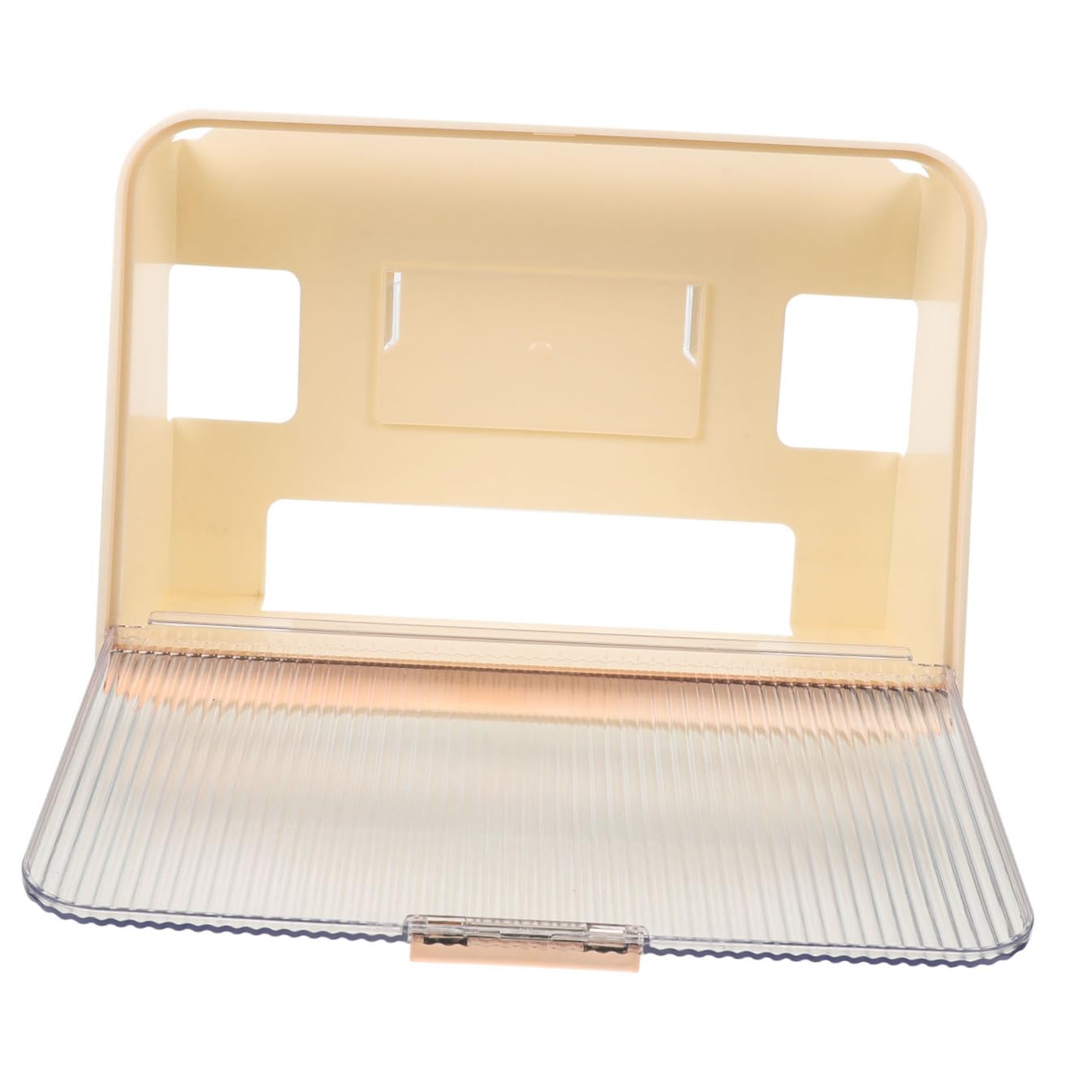 FOMIYES Scatola Porta Router per Organizzare Cavi Elettrici e Router in Abs da Parete Beige Scatola di Archiviazione Wifi Grande Capacità per Casa e Ufficio