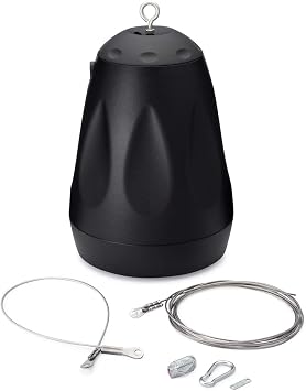 Pure Resonance Audio Weather-Resistant PD6 6.5" Pendant Speaker 1 Speaker, Black