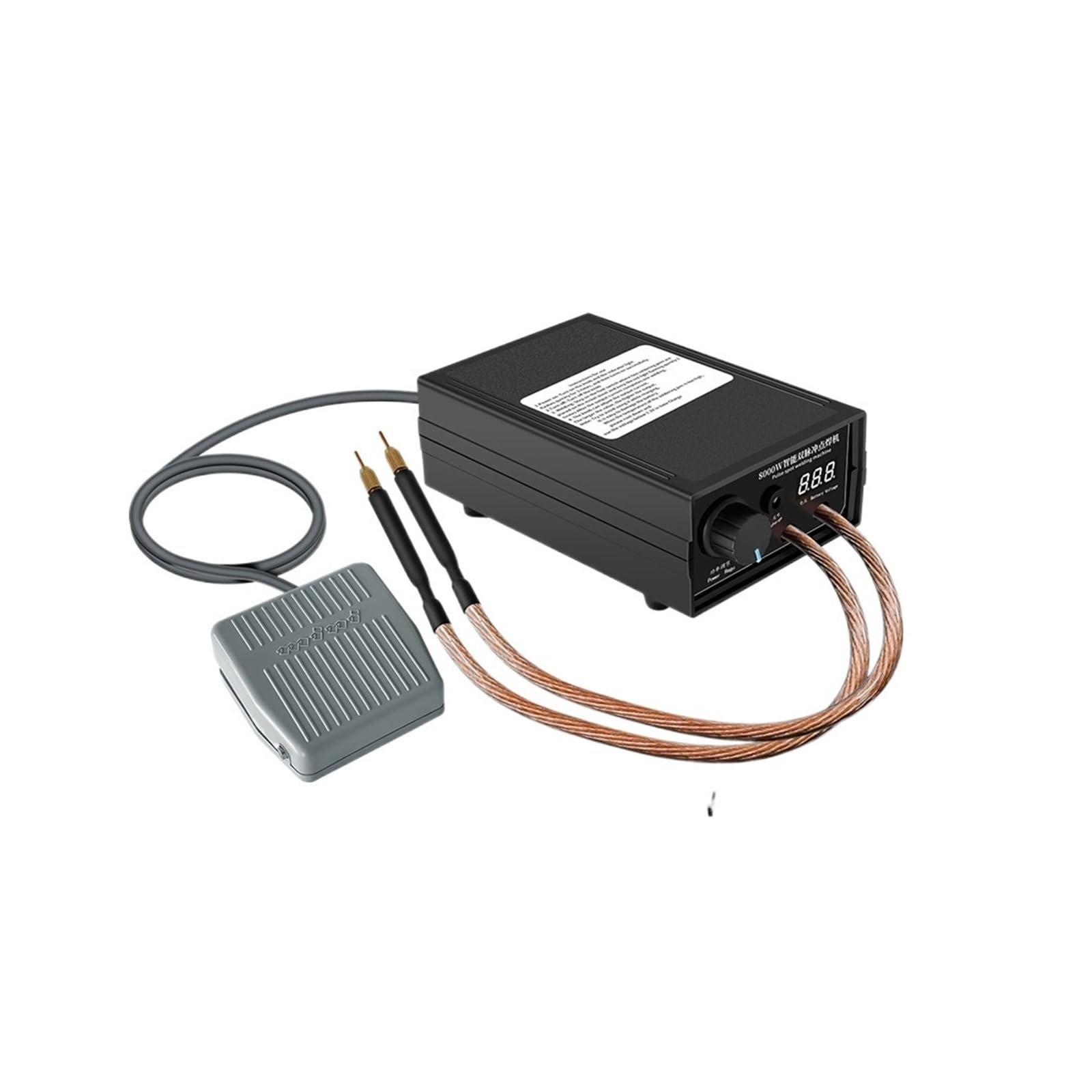 5000W/8000W Mini Spot Welder Machine DIY Kit Battery Pack Welding Tools Portable WeldingPen 0.15MM Nickel Strip The Weld is Strong(8000W and Nickel)