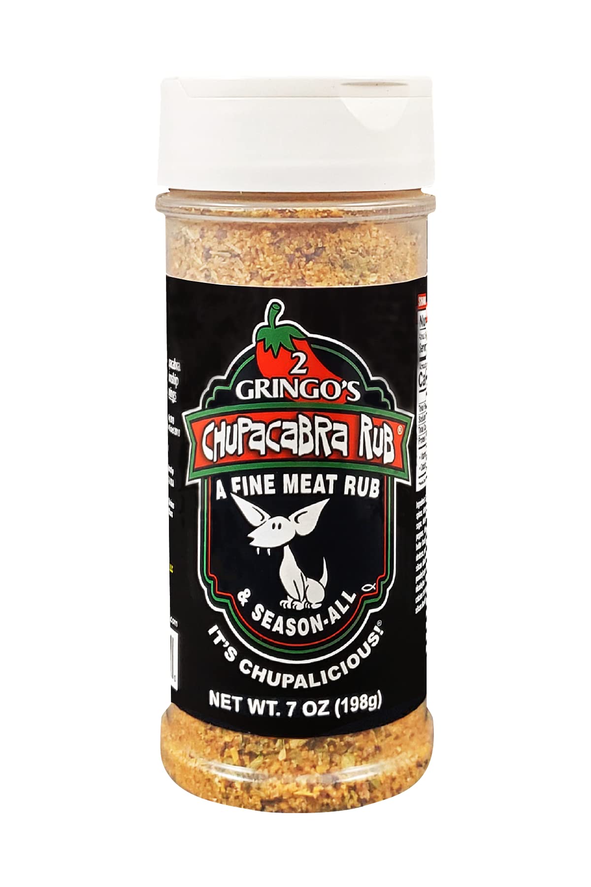 2 Gringos Chupacabra Original Rub 7 Ounce