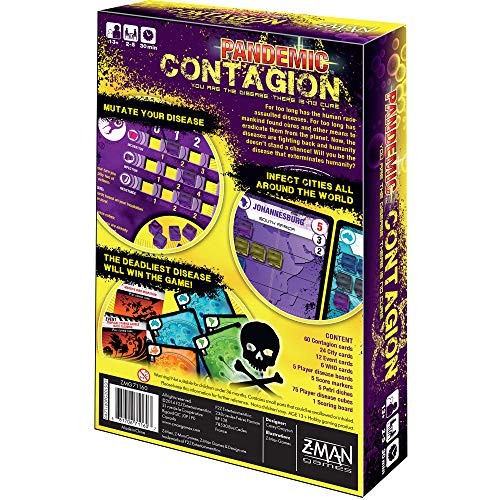 Pandemic Contagion Juego de Mesa Cooperativo de Estrategia miniatura 2