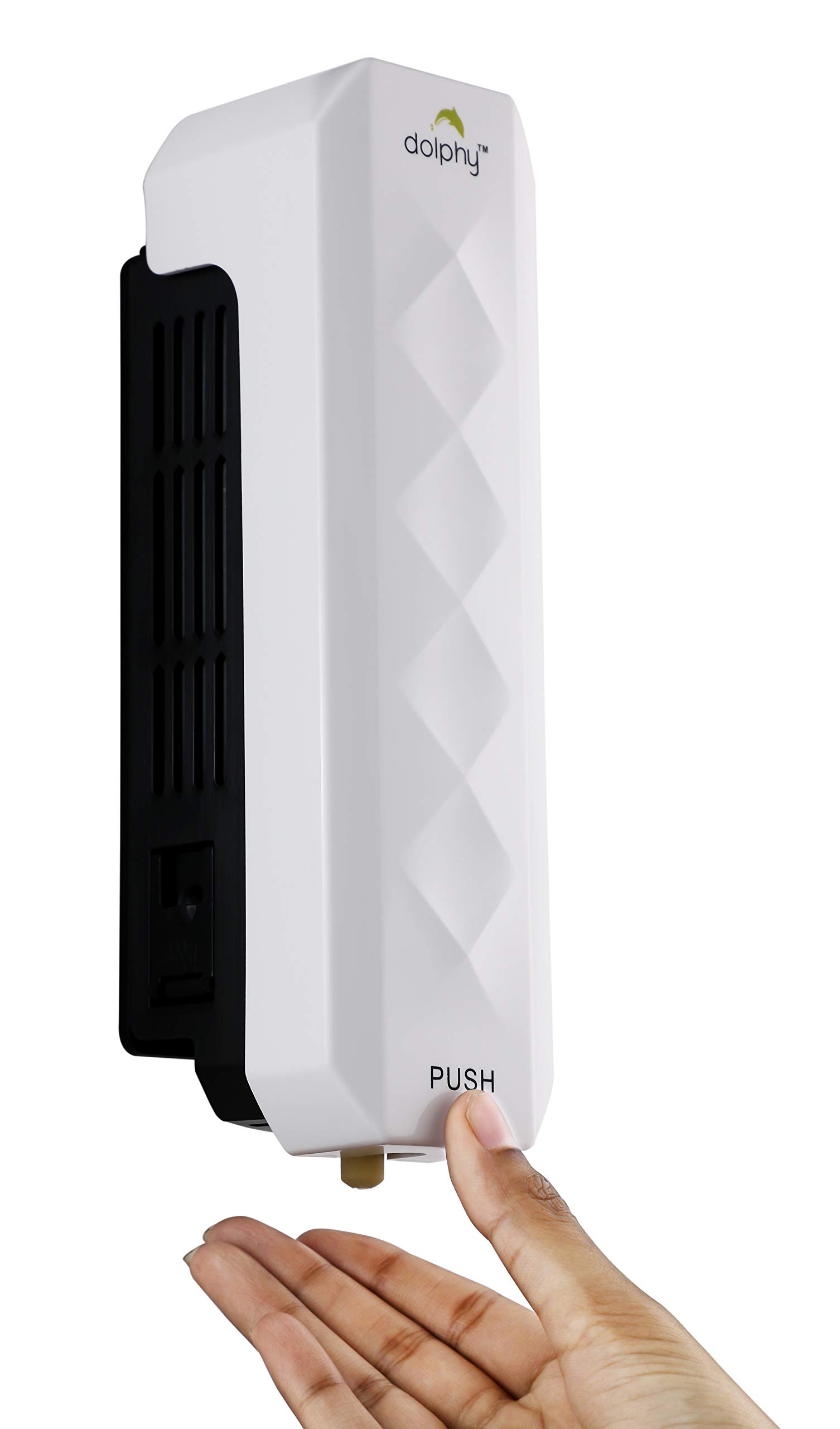 Dolphy ABS Wall Mount Liquid Soap Dispenser - 300ML(White)