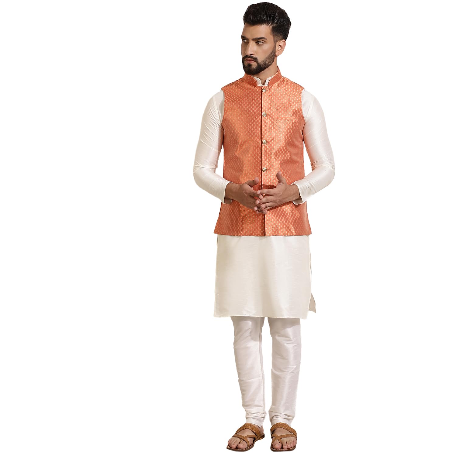 sojanya Men Kurta Jacket Set-picture-10