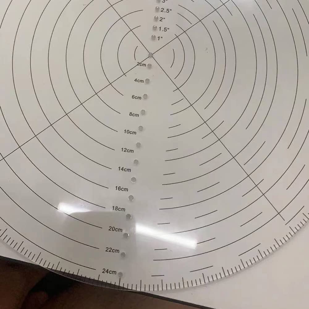 Smgda 250mm / 10" Dual Scale Woodturning Round Centre Finder - Image 4