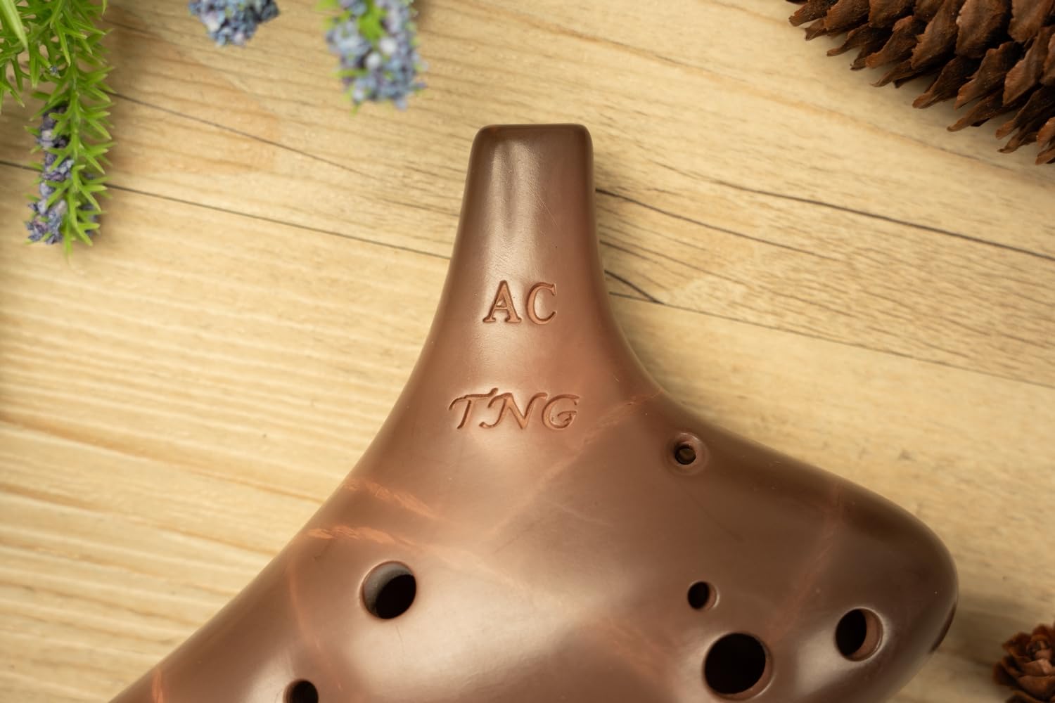 TNG オカリナ ( ブラウン / 12穴 / AC )Ocarina 紫砂 Amazon | TNG オカリナ 楽器 [ ブラウン / 12穴 / AC ] シングル (専用