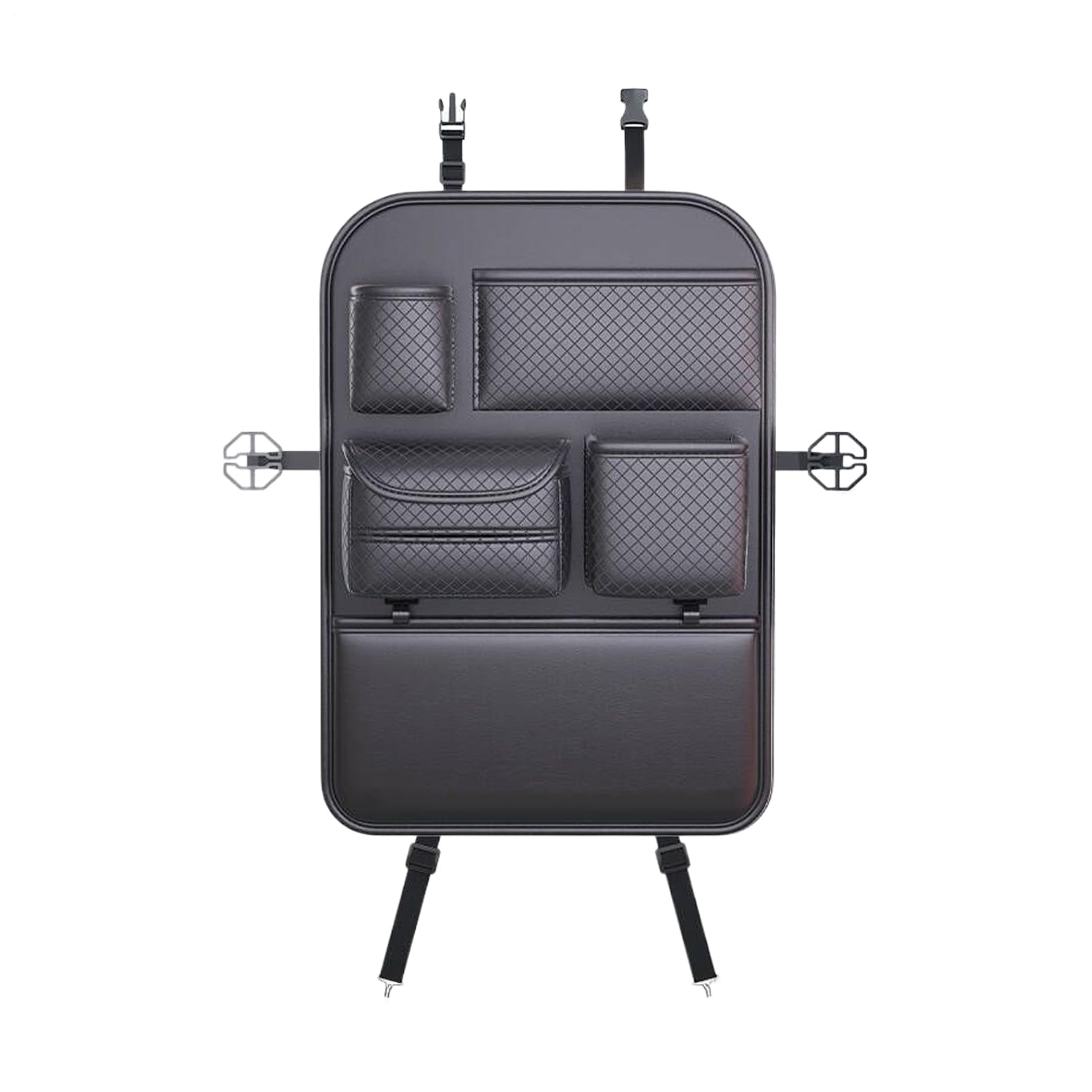 Organizzatore Per Sedile Posteriore 'Auto Portaoggetti Retro Auto con | Tasche Regolabili Risparmio Spazio per Bottiglia d'Acqua e Occhiali da Sole