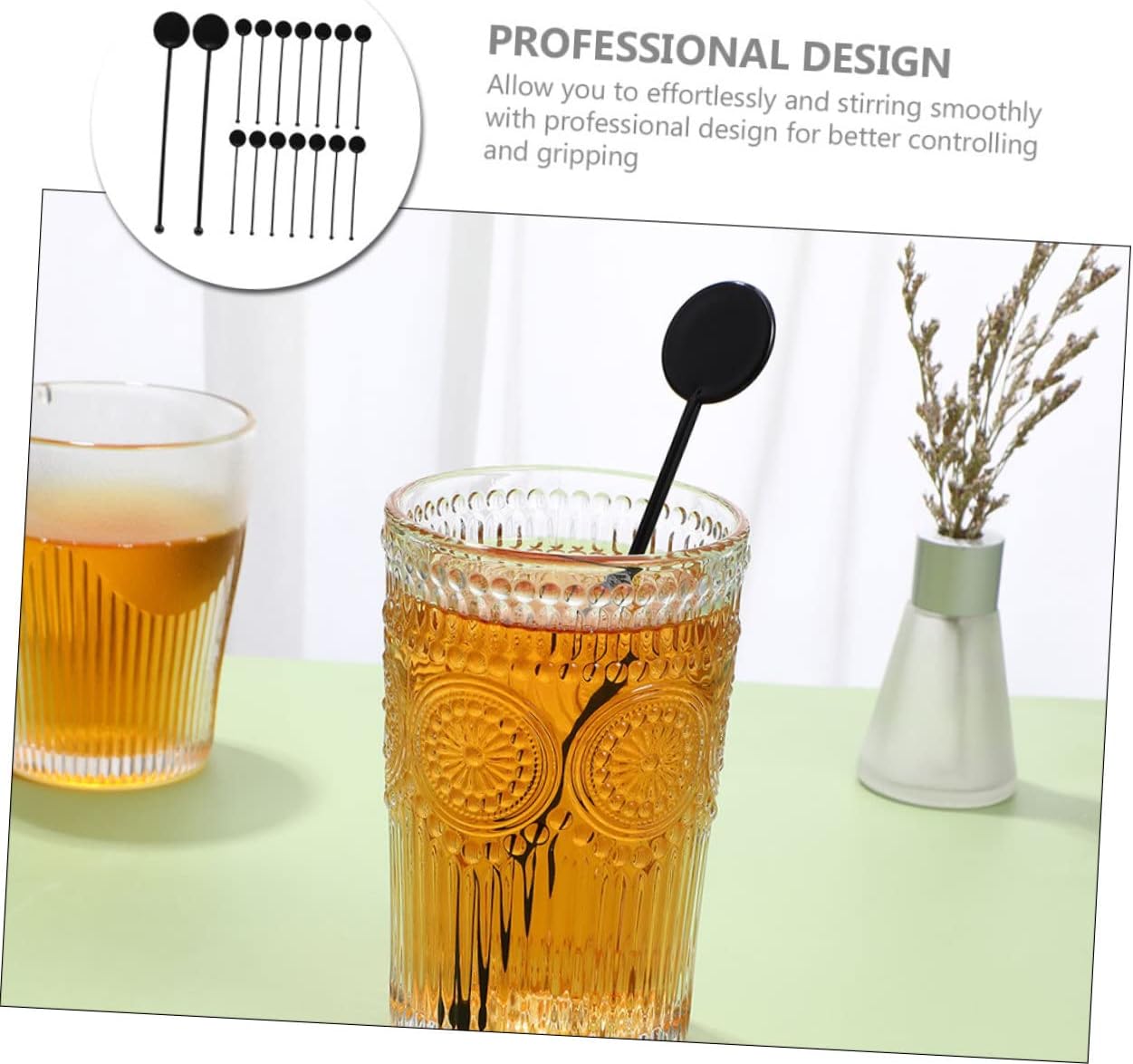 150pcs Reusable Drink Stirrer Plastic Cocktail Mixing Sticks for Iced Tea Juice and Cocktails Lightweight Swizzle Sticks for Parties and Events
