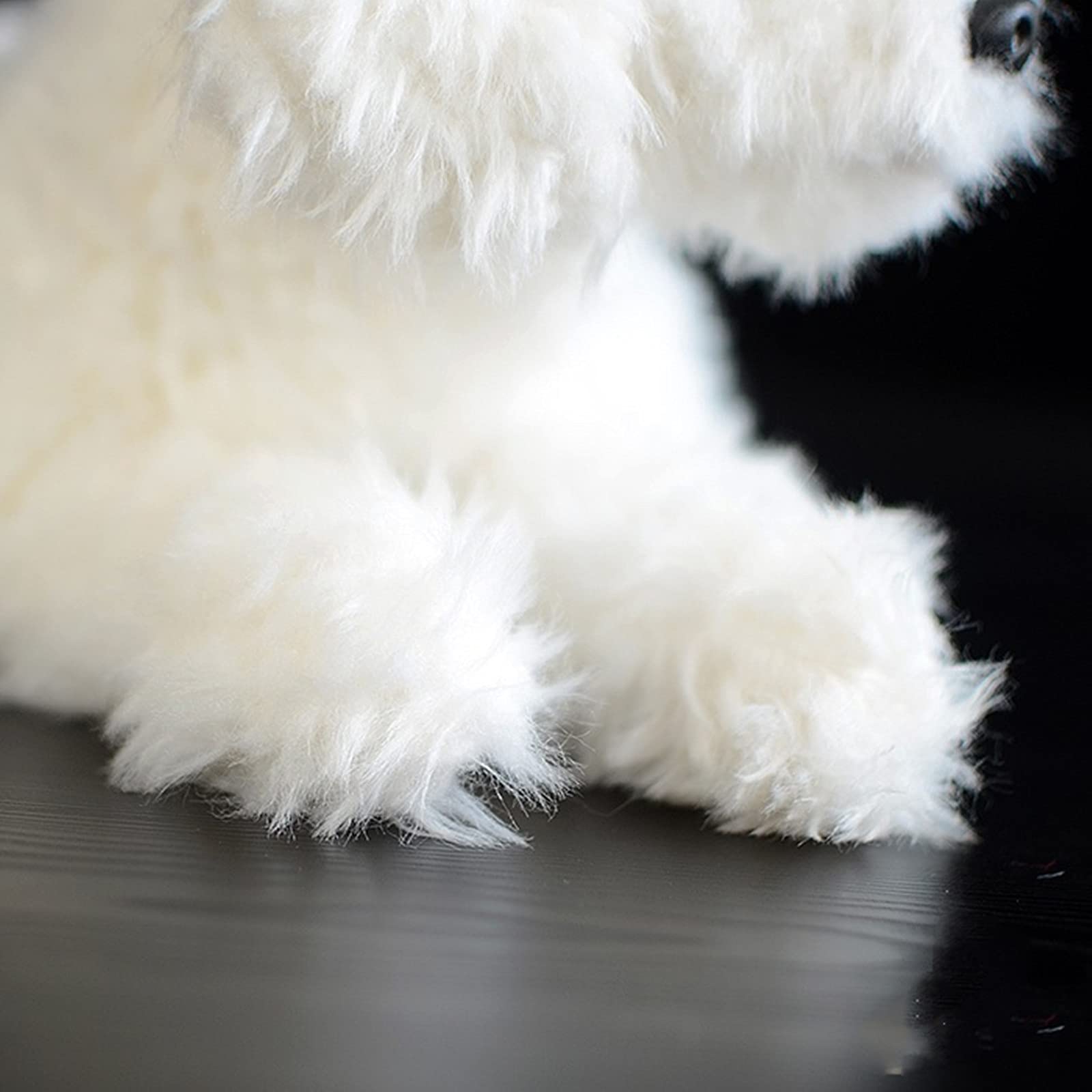 Amazon.co.jp: ZHONGXIN MADE テディベア犬のおもちゃ 12 インチ白犬