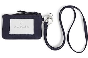 Women's Recycled Cotton ID Case and Lanyard Combo in Classic Navy
