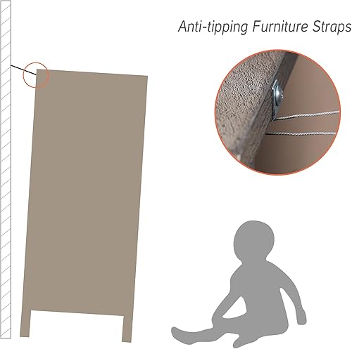 Miniatura 7 de WAMPAT Soporte de TV de granja para TV de 75 pulgadas con luz LED amarilla, centro de entretenimiento de madera con puerta corrediza de granero y