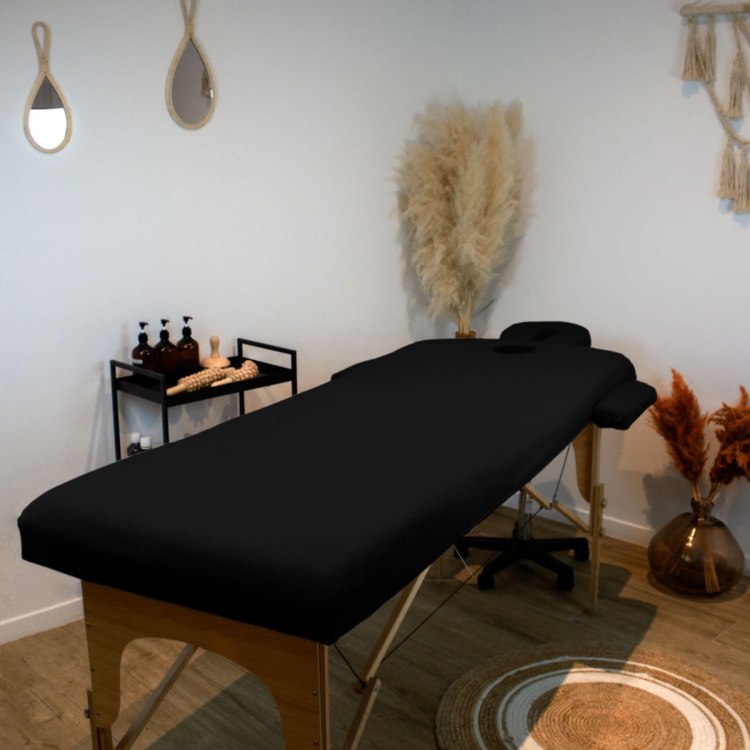 Vivezen - Kit Complet de Housses pour Table de Massage - Confort Plus - Éponge- Plusieurs Coloris