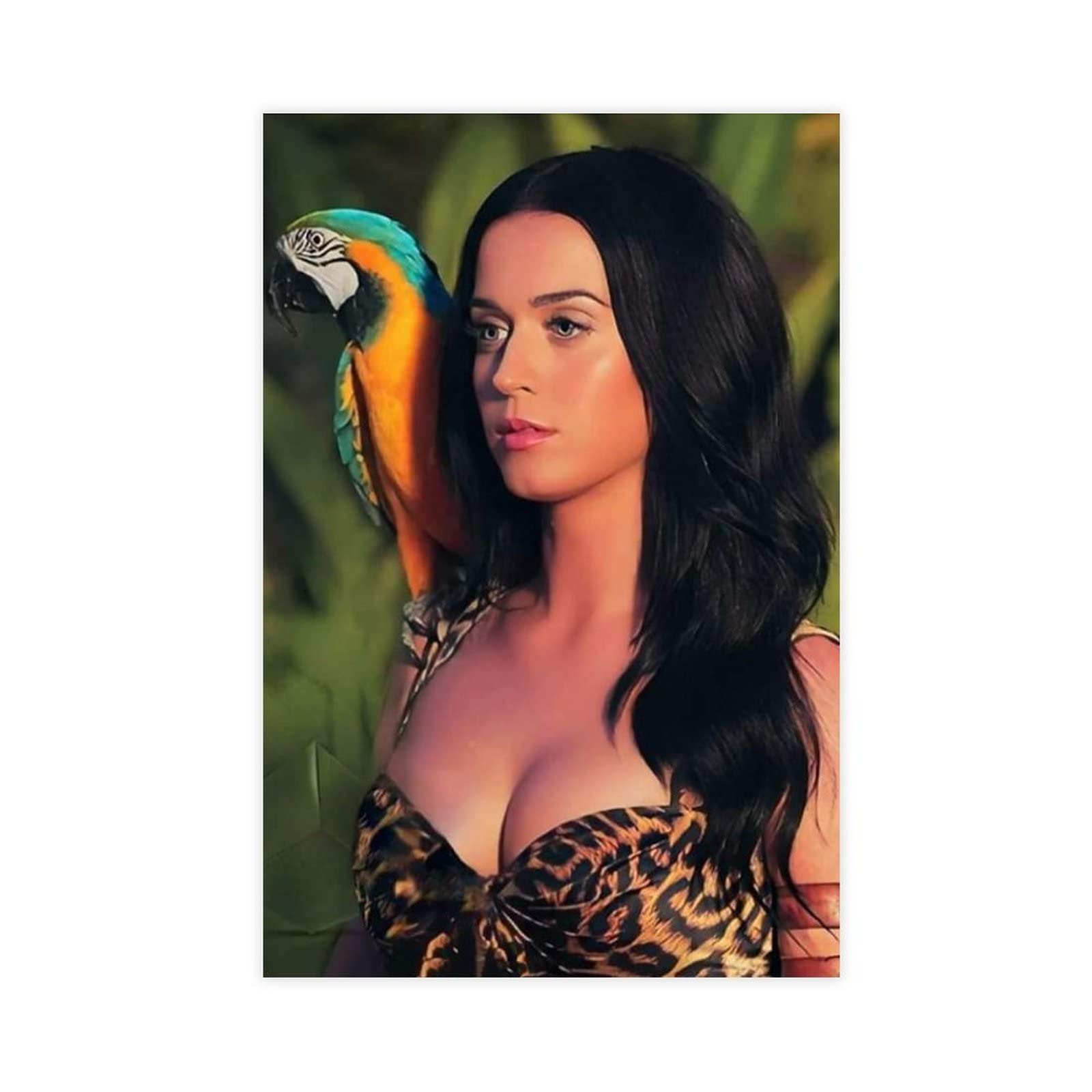 FUKITT Katy Perry Posters Canvas Poster Wall Art Decor Print Picture Paintings for Living Room Bedroom Decoration Unframe-style 12x18inch(30x45cm)