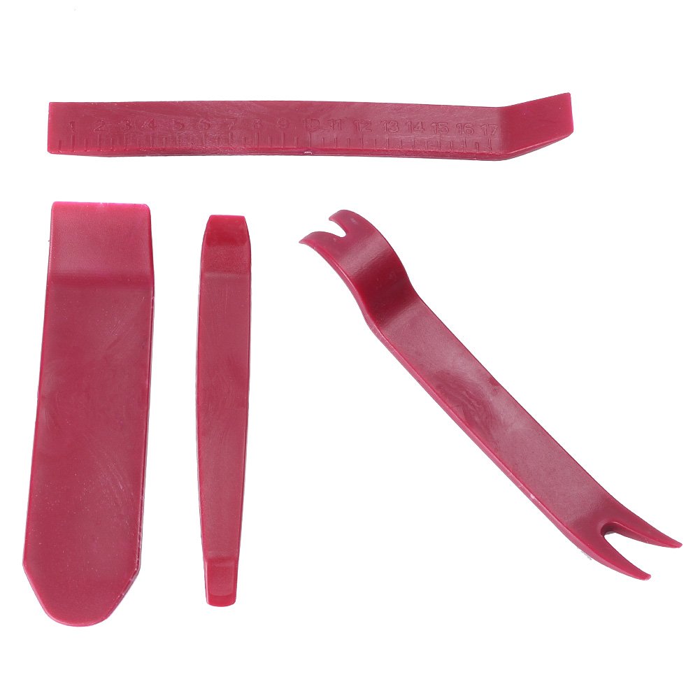Cninba13 Car Trim Removal Tools, 4pcs Car Dashboard Door Audio Removal Installer Clip Open Pry Tool