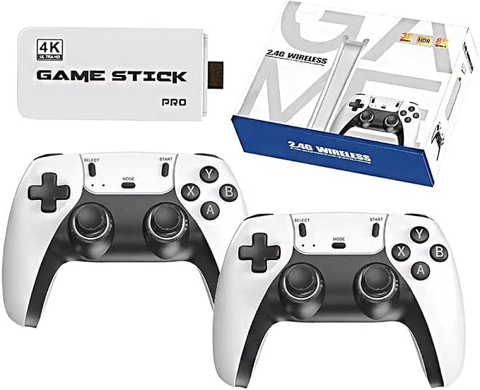 MARYS ELLEAY Console de Jeu Rétro Sans Fil avec Clé HDMI 4K et 20 000+ Jeux