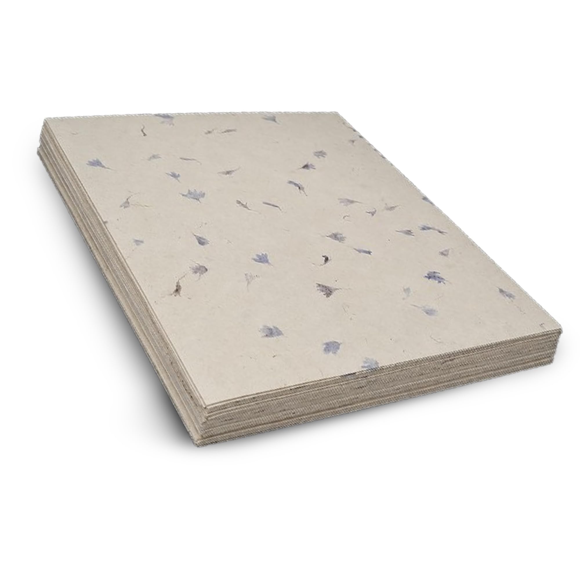 ISMA 20 Sheets Lokta Nepalese Handmade Himalayan A4 Size Blue Petal Papers, eco friedly, Acid Free