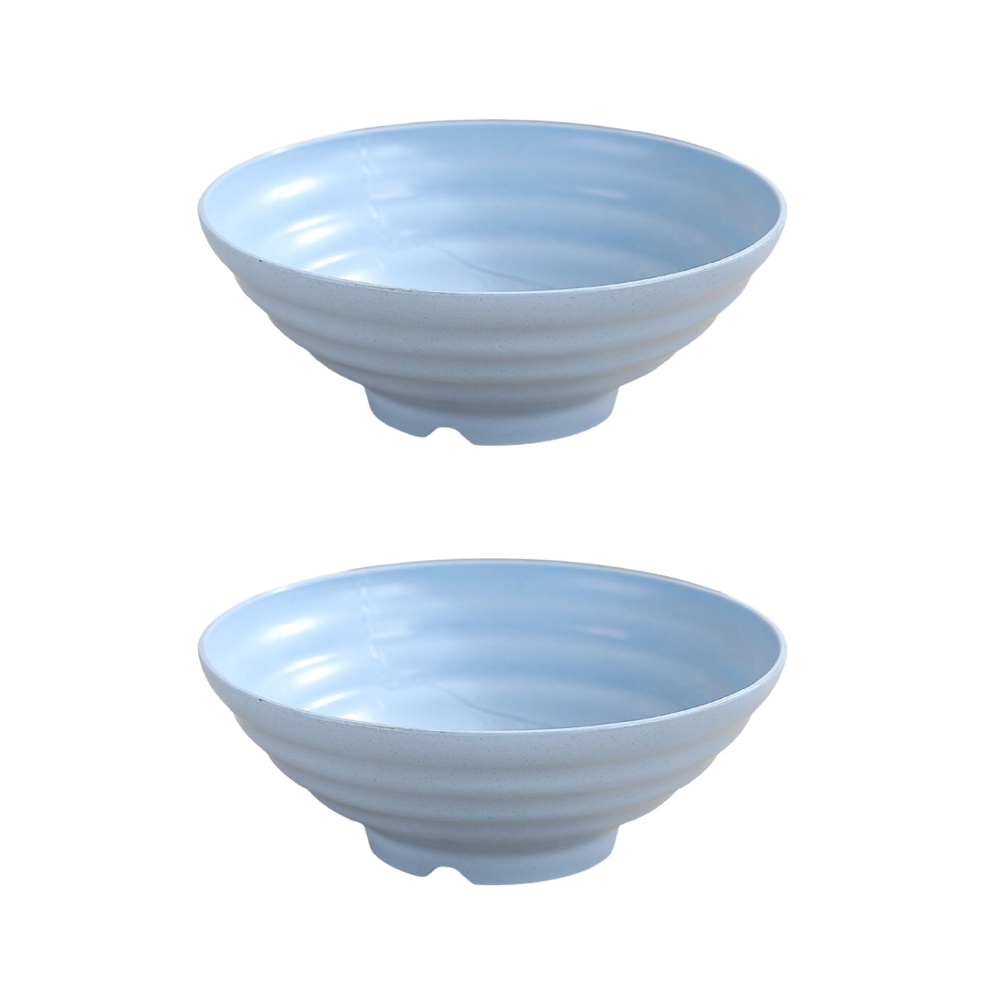Colorful Wheat Straw Ramen Bowl Set – 7.5” Large Japanese-Style Bowls Set for Soup, Noodle, Salad, Pasta, Rice, Microwave & Dishwasher Safe, Beige, Pack of 2 — Amazon image 9