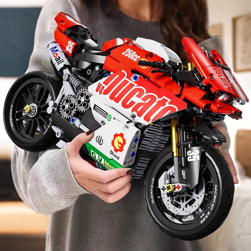 バイクモデルキット 4台セット Amazon.co.jp: zmart 有名な V4 バイク ビルディング ブロック