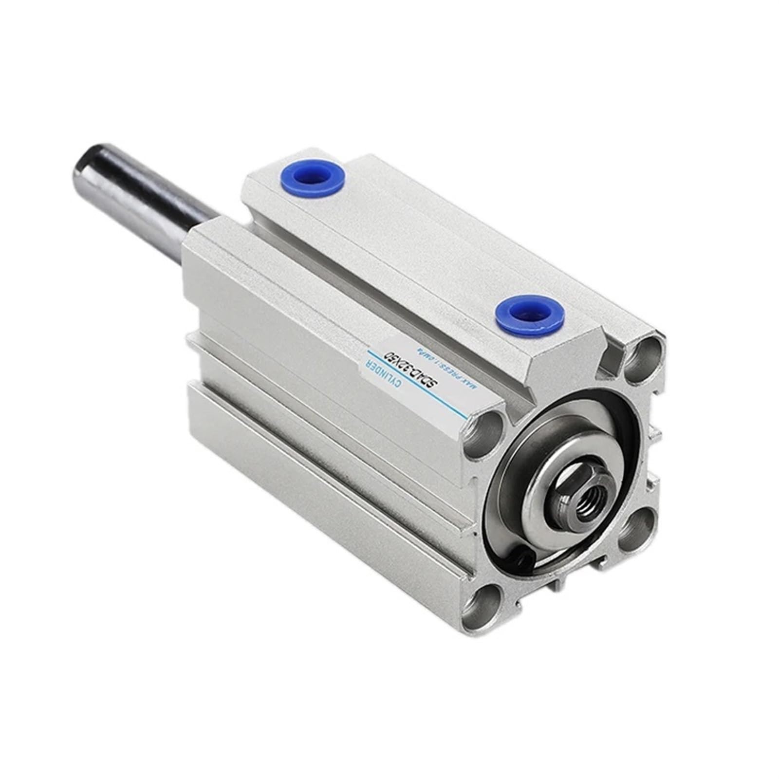 Vérin pneumatique mince double tête SDAD32x35 pour automatisation compacte