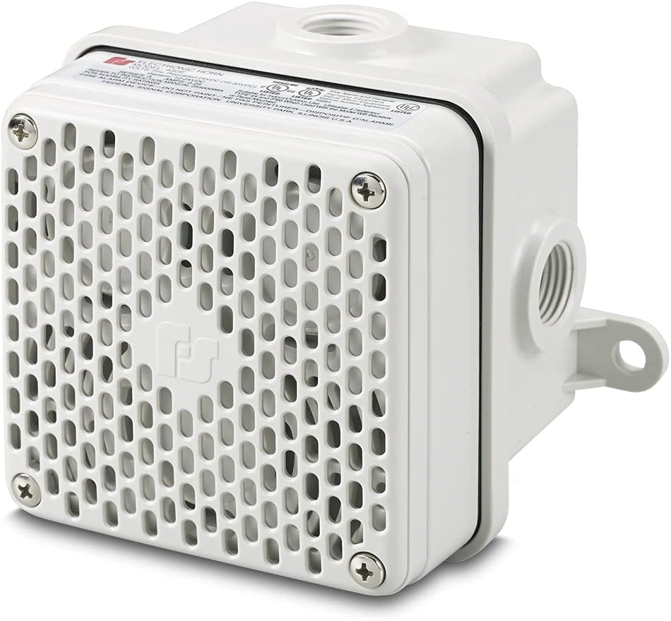 450EWBX-024 Vibratone Hazardous Location Electronic Horn, 24 VDC, Gray