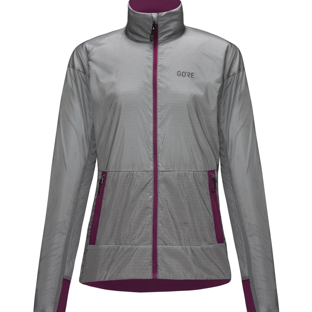 GOREWEAR Drive Jacket Womens, Lab Gray/Process Purple, 42
