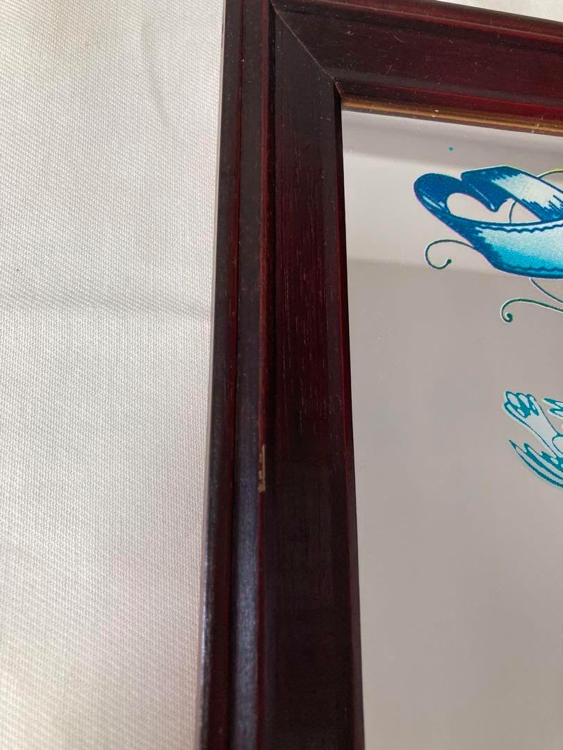 レトロオーシャンウイスキー パブミラー 鏡 ヴィンテージ 昭和レトロ