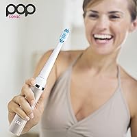 Vista 178 de Cepillo de dientes eléctrico Pop Sonic (plata metálica) – Cepillos de dientes de viaje con batería AAA Cepillos de dientes eléctricos para niños