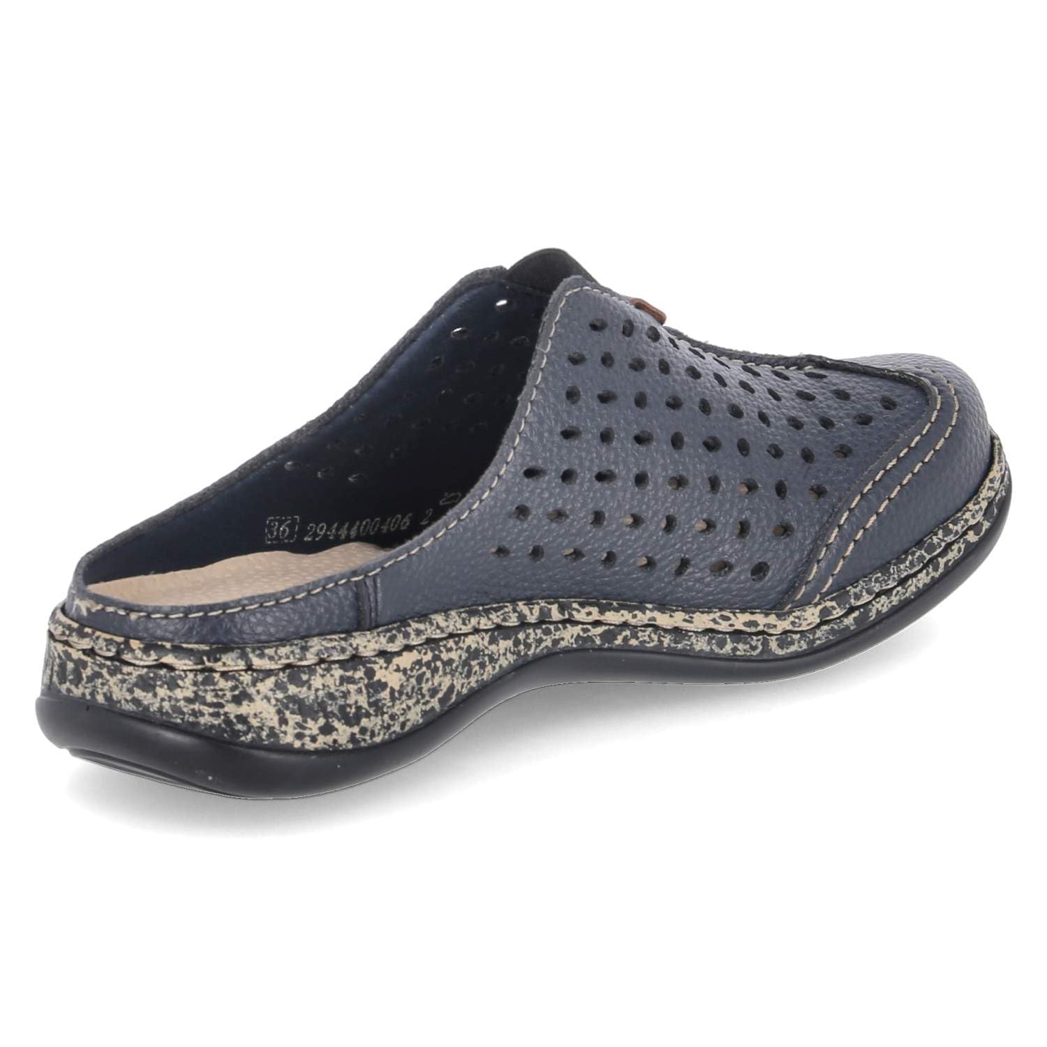 Rieker Damen Pantolette in blau