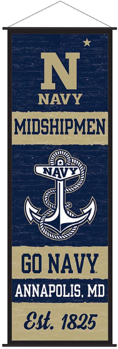 US Navy Midshipmen Banner and Scroll Sign