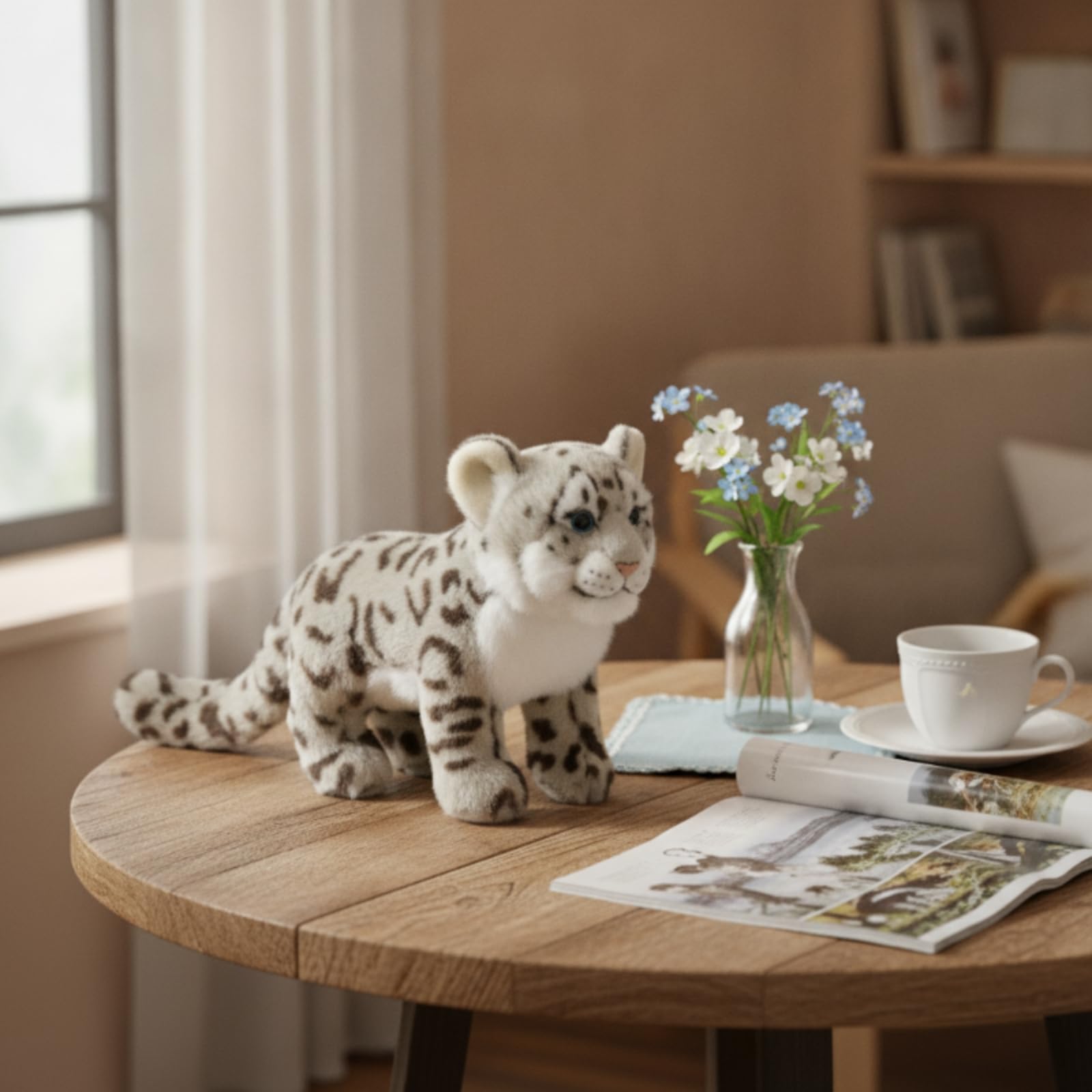 Delle di Peluche con Fisionomia Espressiva E Coda Folta per Decorazione Domestica E Compagnia Durante Il Gioco Creativo dei Bambini