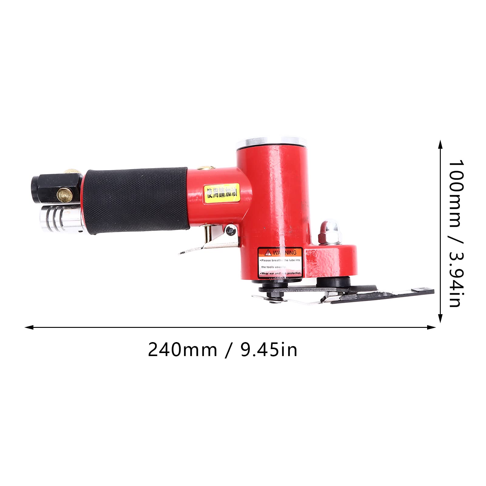 Pulidora neumática KP-6903, mini lijadora‑pulidora de aire con diseño ranurado, pulidora excéntrica de 14.000 rpm para espacios, esquinas y superficies irregulares, incluye 3