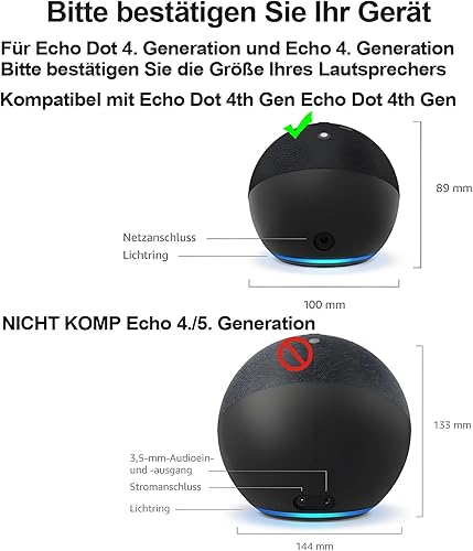 Miniatura 6 de Cable de extensión Alexa para Echo Dot, 18 AWG, compatible con Echo Dot (3ª/4ª generación), Echo Show 5, Echo Pop, Fire TV Cube, Echo Spot