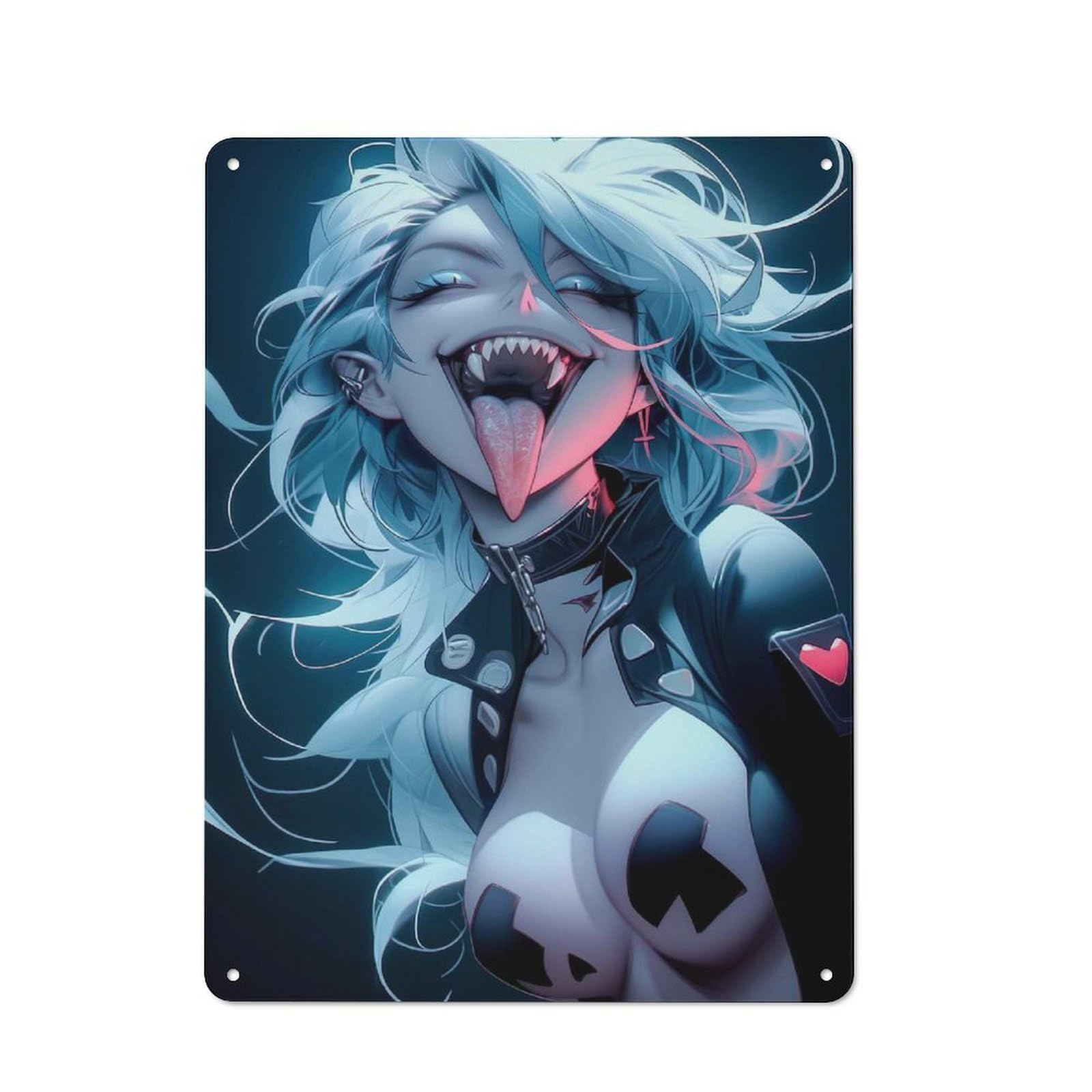 Garden Style Tin Sign 40x30cm Featuring Halloween, Shed Wall Decor for Patio Bar, Workshop, Shed Or Kitchen