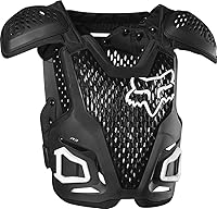 Fox Racing FOX MX R3 ルーストデフレクター ブラック S/Mサイズ(胸囲81-101cm) 24017-001-S/M