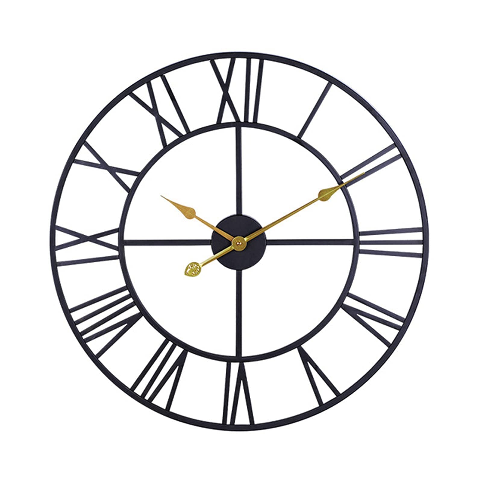 Orologio da parete silenzioso senza ticchettio, orologio da parete da giardino silenzioso a batteria, orologio decorativo per esterni, soggiorno, patio, giardino, piscina