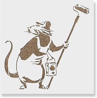 Banksy Canvas Art - Stencil Kit, Graffiti Stencil Set, Wall Art