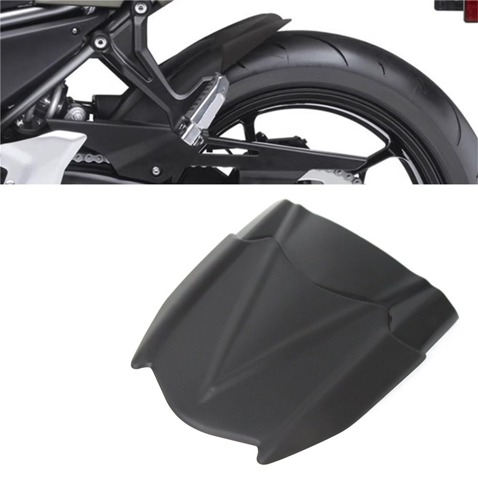 Amazon | Z650 Z650RS用 NINJA650 2017-2025 オートバイリアフェンダー