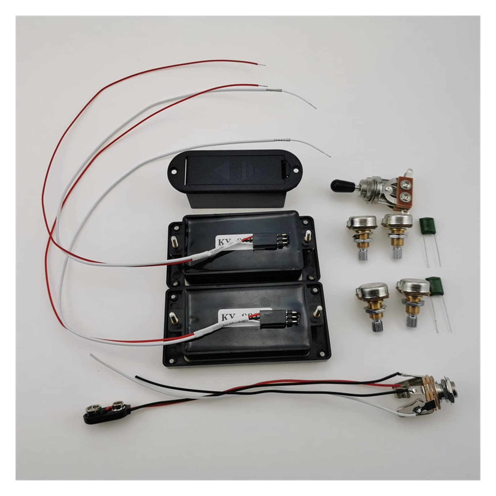 E-Gitarren-Tonabnehmer Kerrey Electric Guitar Pickup Active Humbucker Pickup für Les Paul Ähnliche Angestellte Gitarren (Color : 02)
