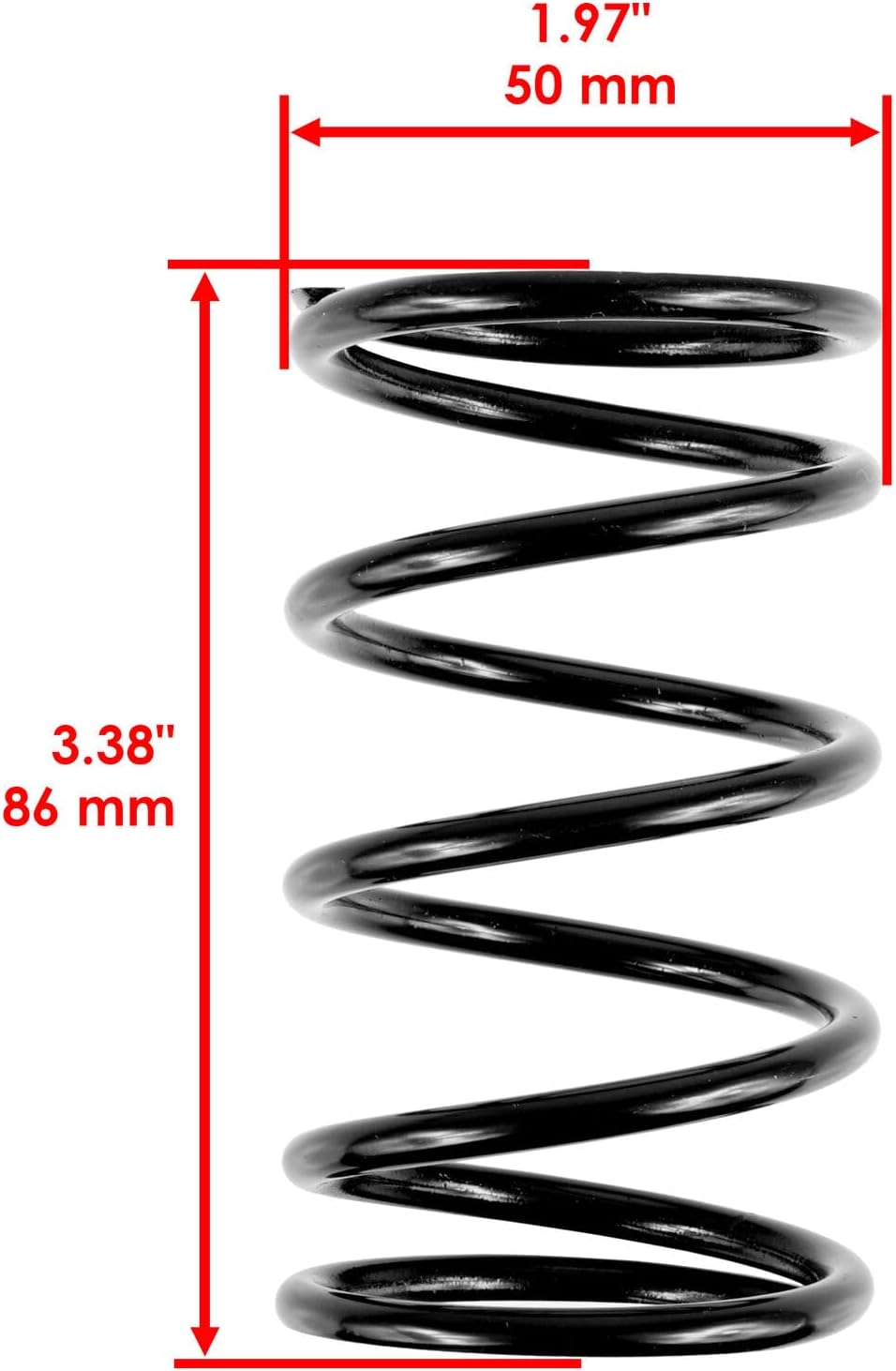 Caltric Primary Drive Clutch Kit Compatible with Polaris RZR 900 50/55/60 inch 2015 1323308 1323130