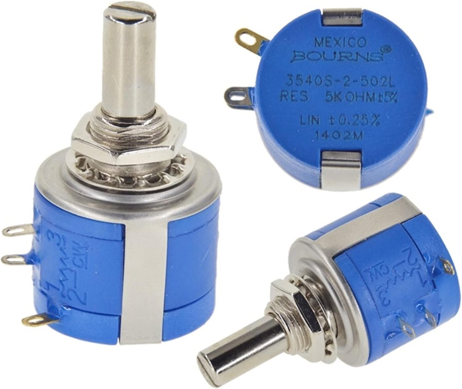 3540S-2-103L 3540S 10K ohm 2W 5% Precision Multiturn Potentiometer Adjustable Resistor