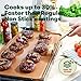 BELLA XL Electric Ceramic Titanium Griddle, Make 15 Eggs At Once, Healthy-Eco Non-stick Coating, Hassle-Free Clean Up, Large Submersible Cooking Surface, 12