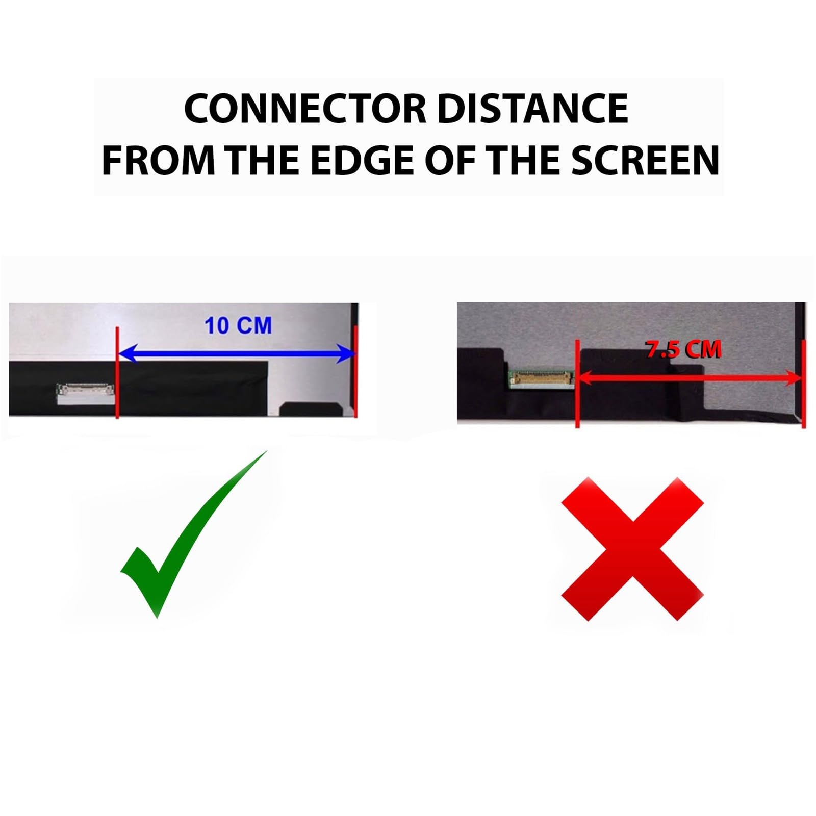 Nueva pantalla LCD LED FHD (1920x1080) de 14 pulgadas compatible con NE140FHM-N4N para ordenador portátil - Panel de visualización mate - Conector de 30 pines