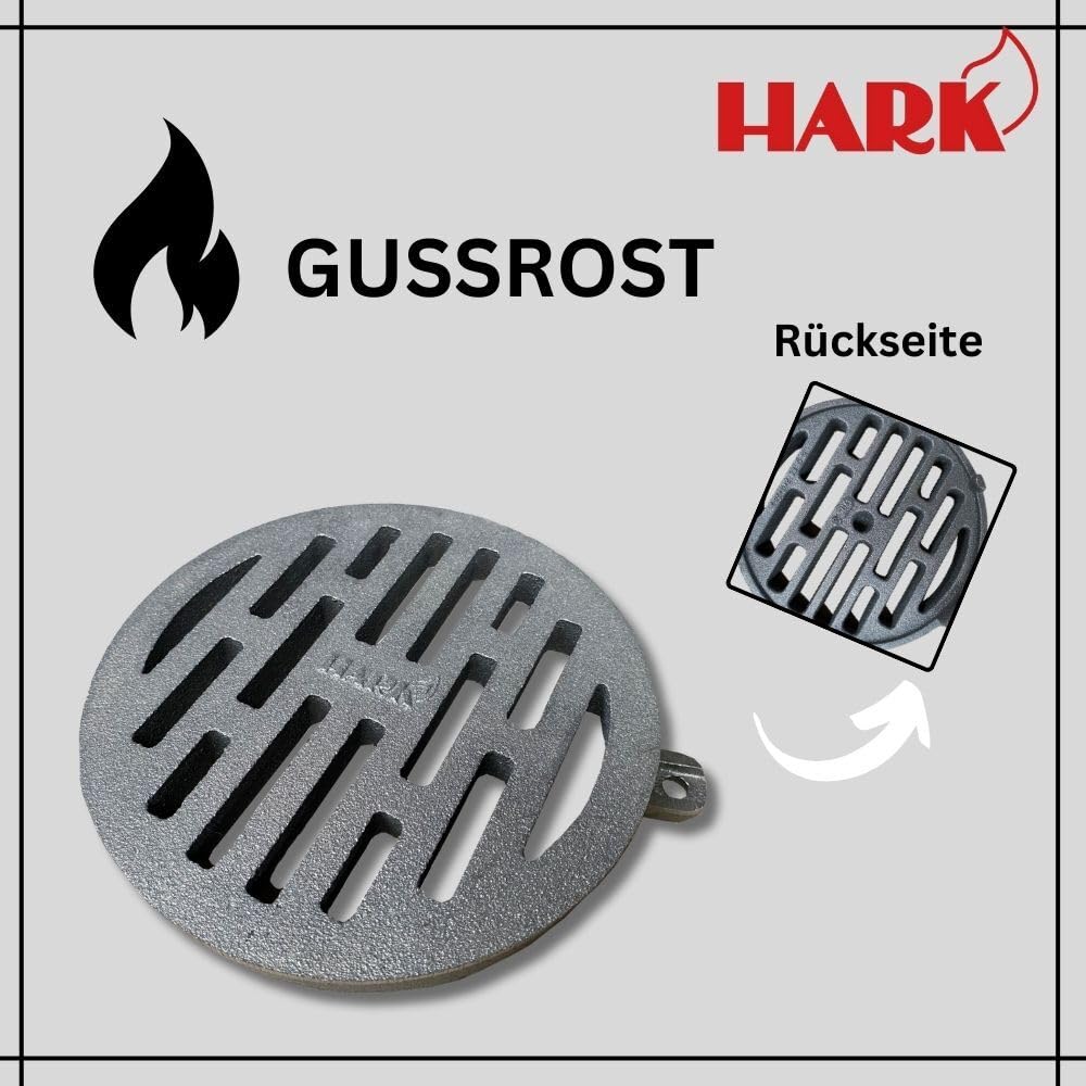 HARK Gussrost, rund Ø = 185 mm Kamingussrost, Ascherost Ersatzteile