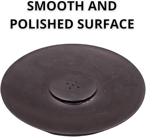 Miniatura 4 de KC KULLICRAFT Soporte de incienso de mármol hecho a mano, quemador de incienso redondo con múltiples agujeros para varillas de incienso. Colector de